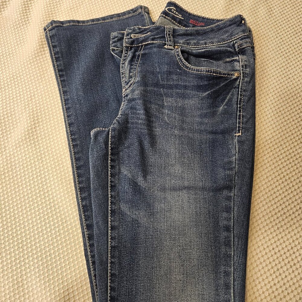 Women's INC Blue Jeans Size 4 Boot Leg Regular Fit